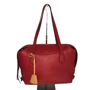 Tory Burch Red Perry Satchel purse